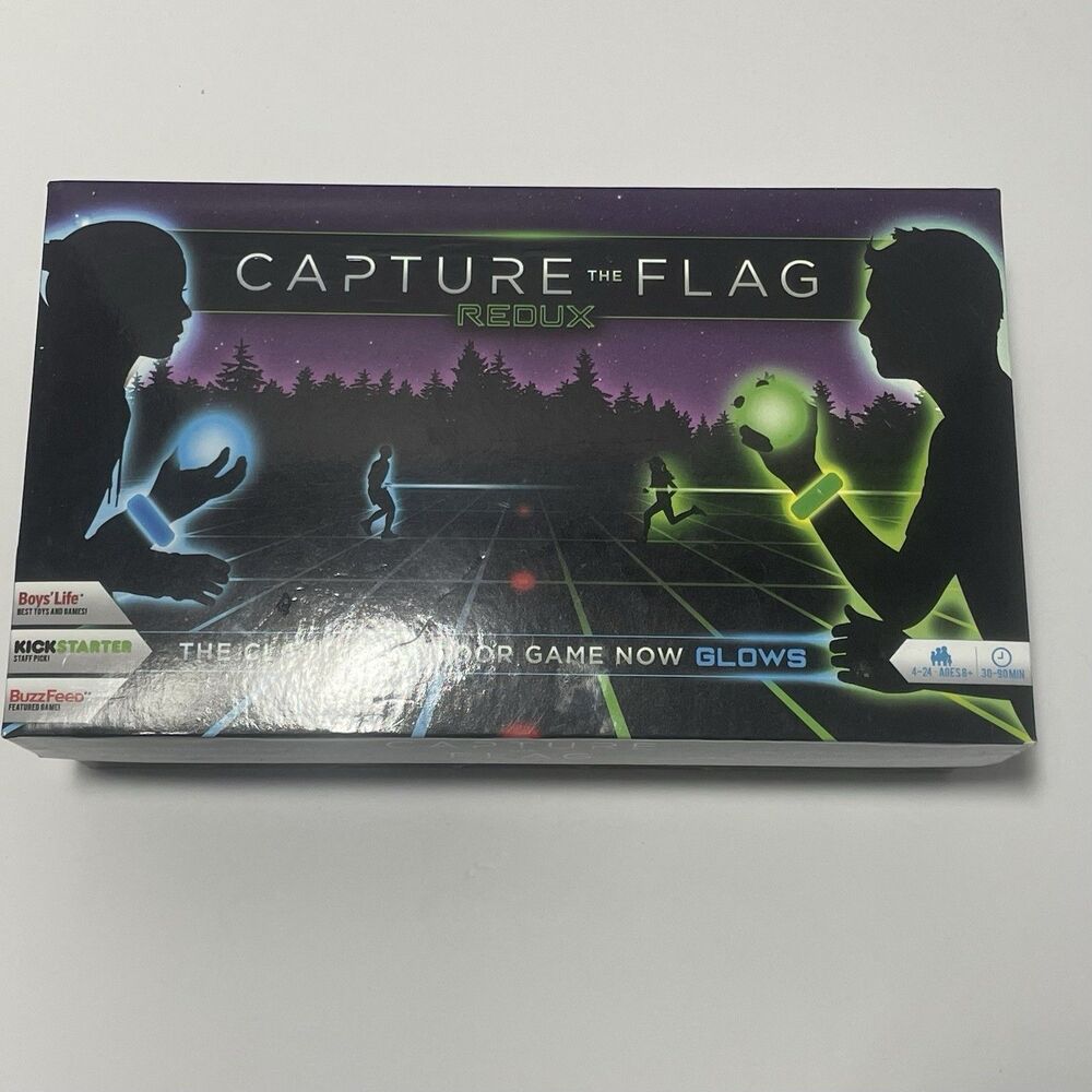 BRAND NEW Capture the Flag REDUX The classic outdoor game GLOWS. 4-24 players 8+